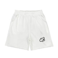 CB Monogram Shorts Liso Blanco Cb