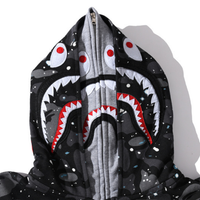 Bape Zip Hoodie Camo Negro Blanco Rojo