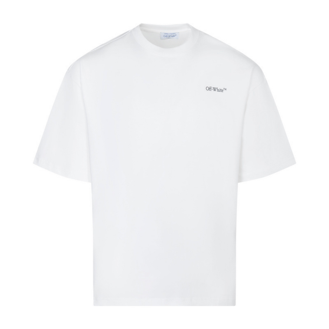 Off-White Off-W Monogram T-shirt - Blanco Marrón Arco