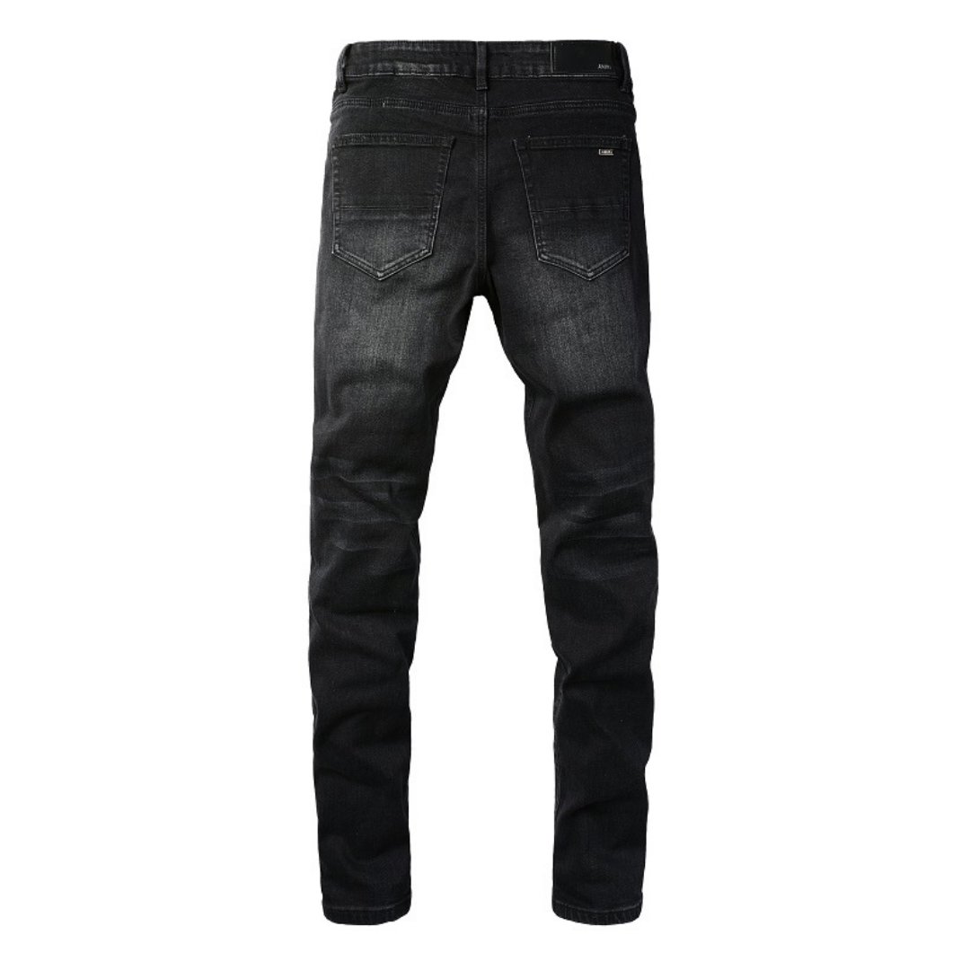 Amr Black Ripped Jeans Negro 2