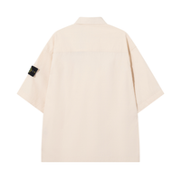 Tactic Monogram Shirt - Beige Crisp Blanco Logo Verde