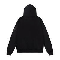 Buzo Stone Island Negro Negro Logo Verde