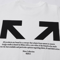 Off-White Off-W Monogram T-shirt - Negro Grande Blanco Arco