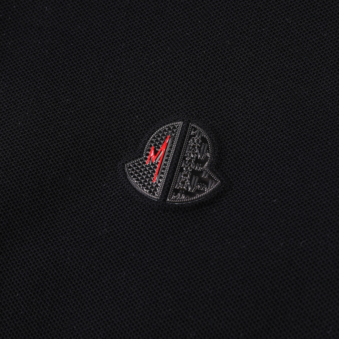 Louis Vuitton Monogram Polo - Negro Negro Logo Rojo