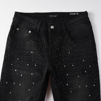 Purple Black Diamonds Jeans Negrillas