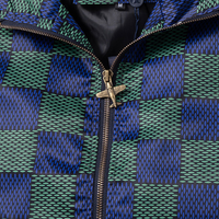 Monogram Green Windbreaker
