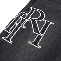 Amr Staggered Logo Jeans