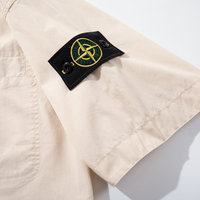 Tactic Monogram Shirt - Beige Crisp Blanco Logo Verde