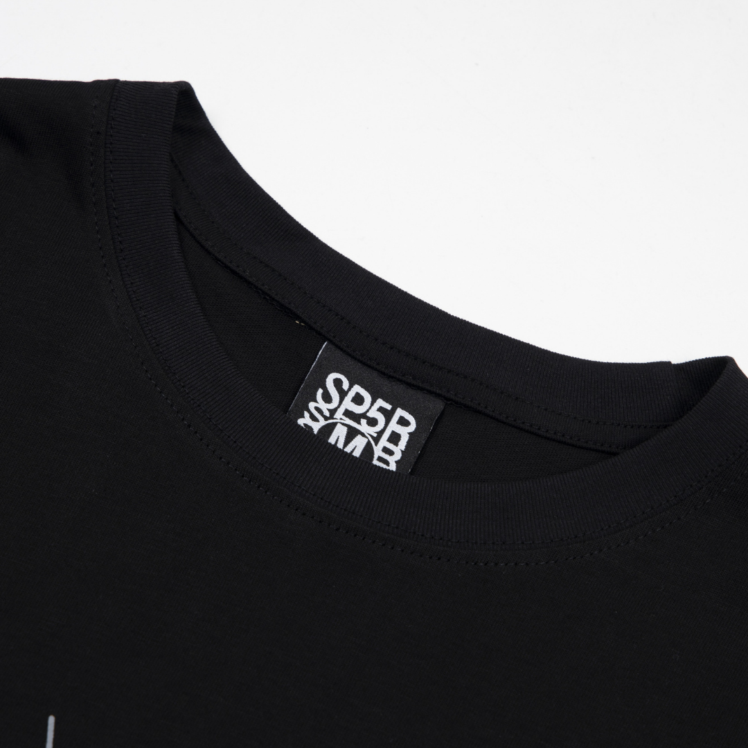 Camiseta Sp5der Negro Cubo Rosa Web