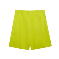 Essentials Shorts Liso Verde Logo Blanco