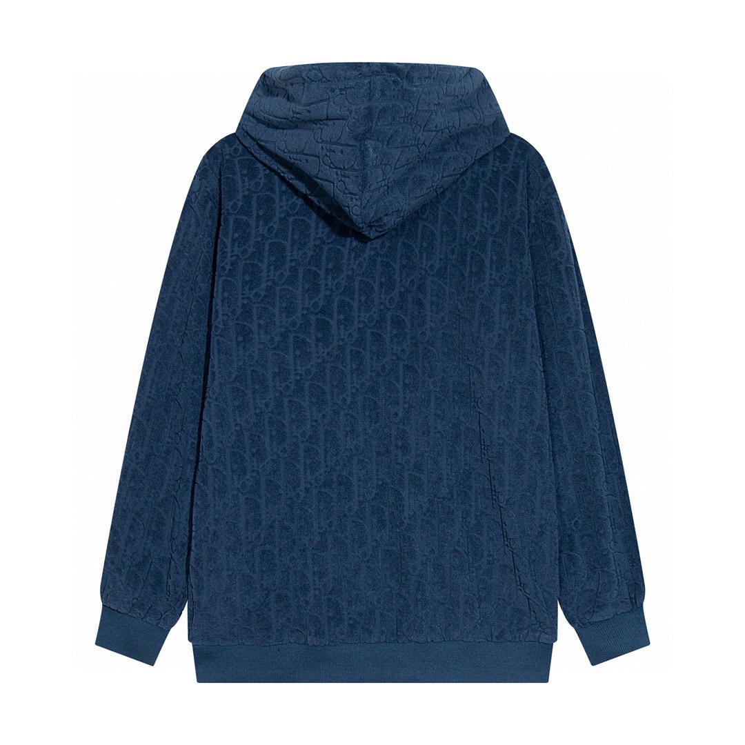 Monogram Hoodie Camo Azul