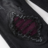 Amr Black Ripped Jeans Negro 2