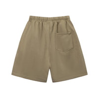Essentials Shorts Camo Beige Logo Negro