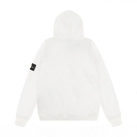 Buzo Stone Island Blanco Claro Blanco Bandas