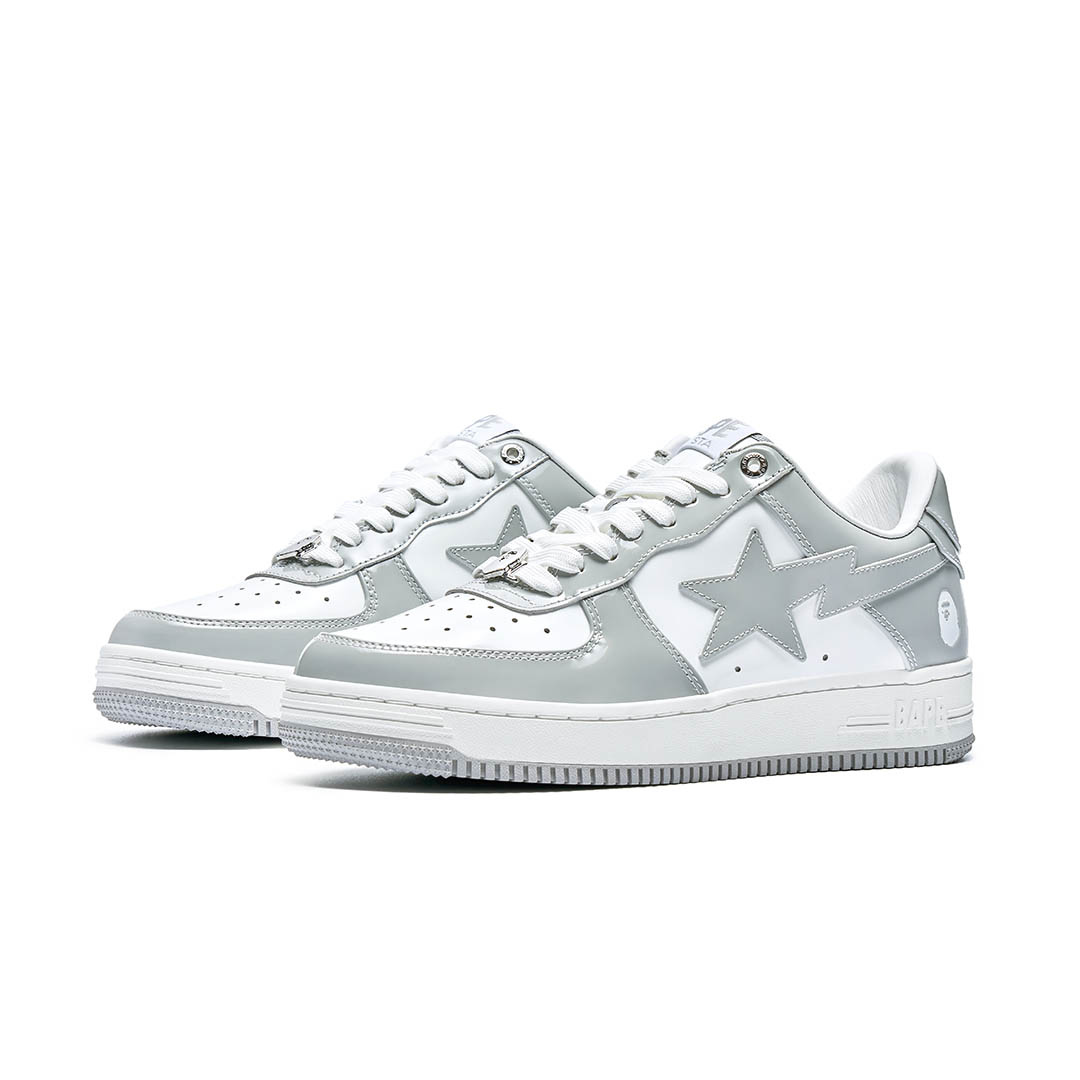 Bape Bapesta Grey Grey Star