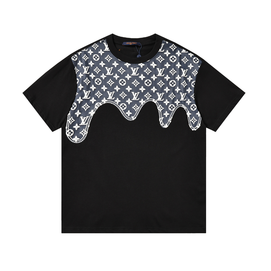 Monogram T-shirt Monograma Negro Blanco 4
