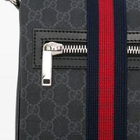Messenger Bag Negro Monograma