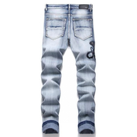 Amr Black Snake Jeans Negro 2