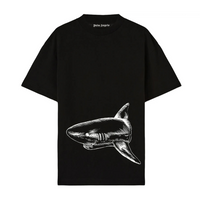 Palm Angels Palm Shark T-shirt - Negro Negro Tiburón