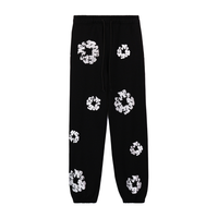 Denim Trs Diamonds Black Pants