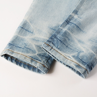 Amr Light Blue Patch Jeans Azul 2