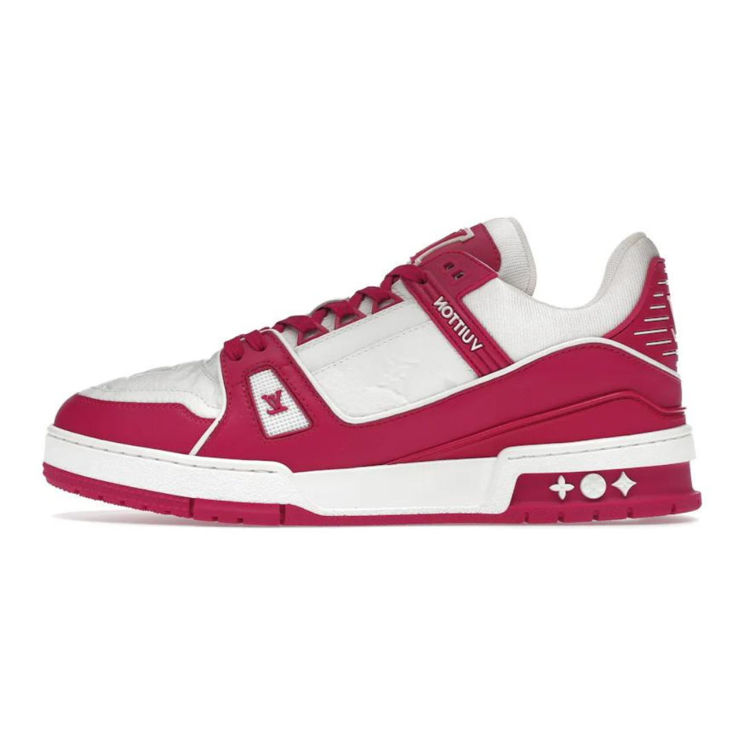 Monogram Red Trainer Rosa Monograma