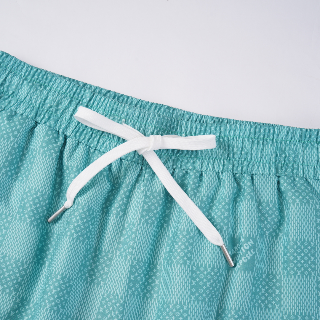 Monogram Short Set Camo Azul