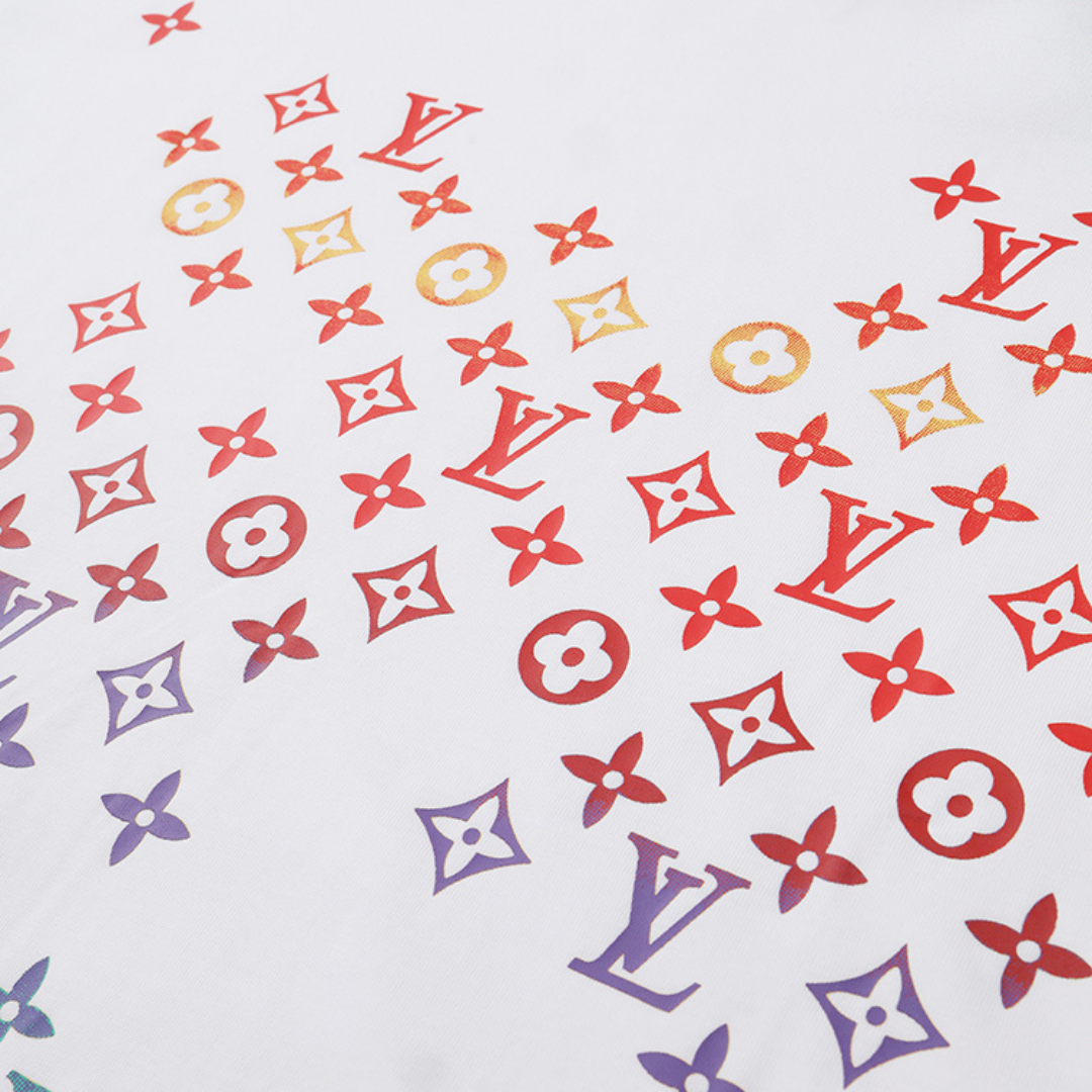 Louis Vuitton Monogram T-shirt - Negro Estrellas Negro Rojo
