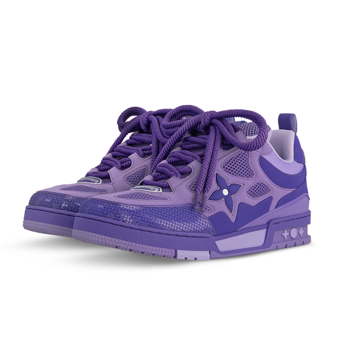 Skate Monogram Trainer Púrpura Flor