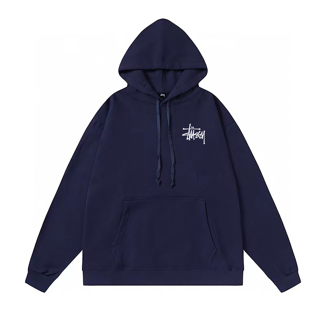 Buzo Stussy Azul Marino/Azul Navy Blanco Stussy