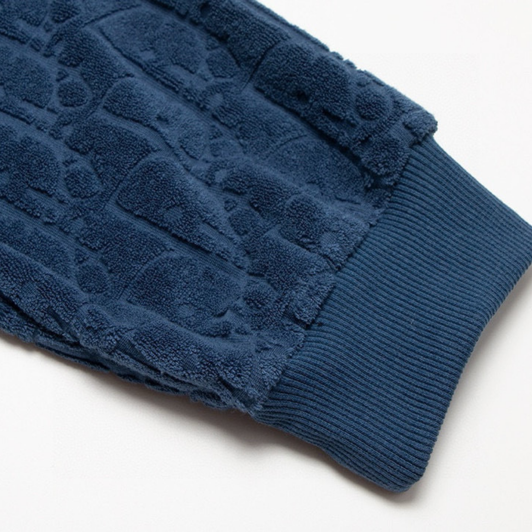 Monogram Hoodie Camo Azul