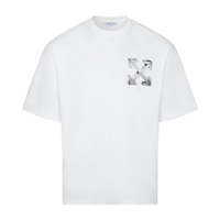 Off-White Off-W Monogram T-shirt - Blanco Crisp Blanco Logotipo