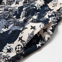 LV Shorts - Blanco/Azul Marino/Azul