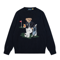 Camiseta Polo Ralph Lauren Negro Golfista