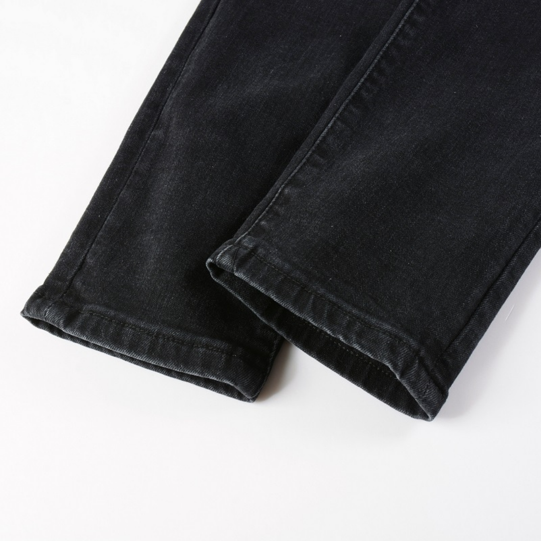 Amr Black Ripped Jeans Negro 2