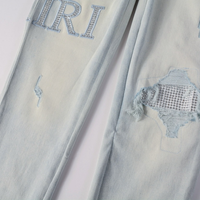 Amr Diamonds Light Blue Jeans