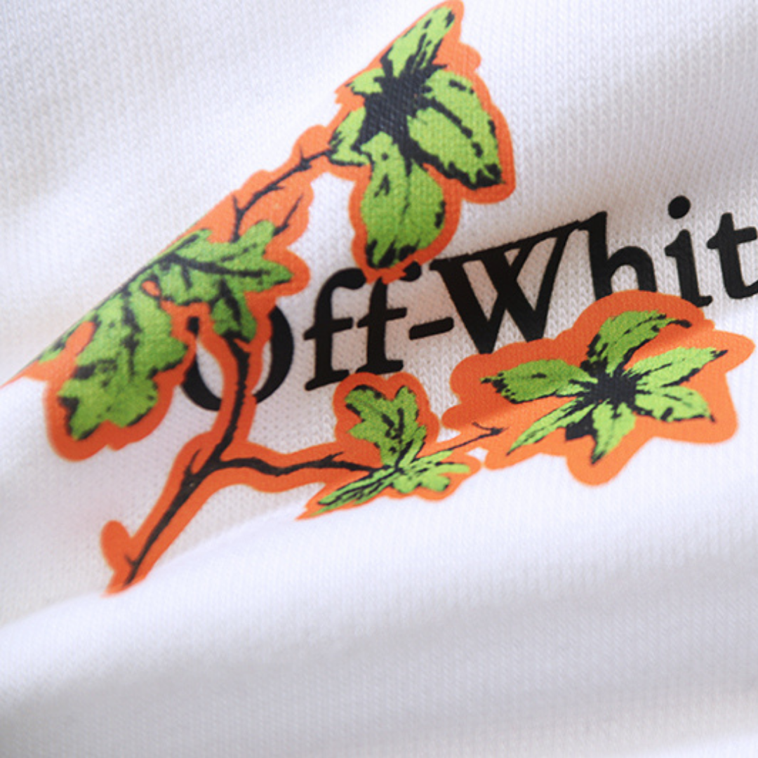 Off-White Off-W Monogram Hoodie Rosa Camo