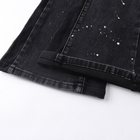 Pantalon Purple Brand Estrellas Negro Blanco