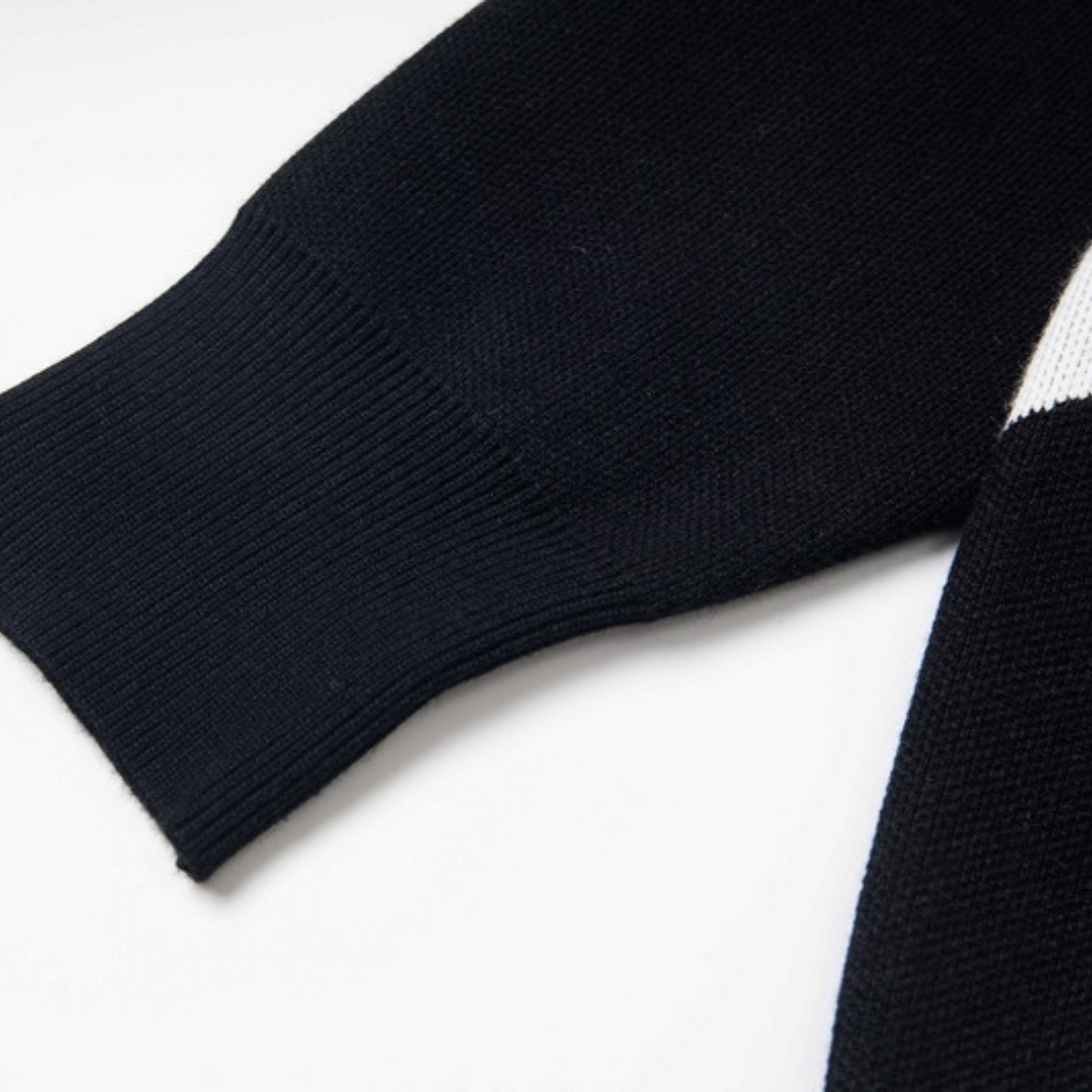 Buzo Stussy Negro Negro Hueso