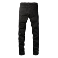 Amr Black Patch Jeans Negro 2