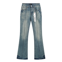 Pantalon Purple Brand Lavado Claro Roturas 6