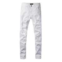 Amr White Ripped Jeans Blanco 2