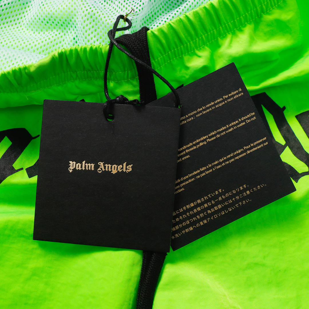 Pantalon Palm Angels Verde Neon Verde Palm Angels