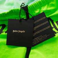 Pantalon Palm Angels Verde Neon Verde Palm Angels