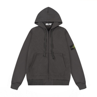Buzo Stone Island Gris Gris Parche Brújula