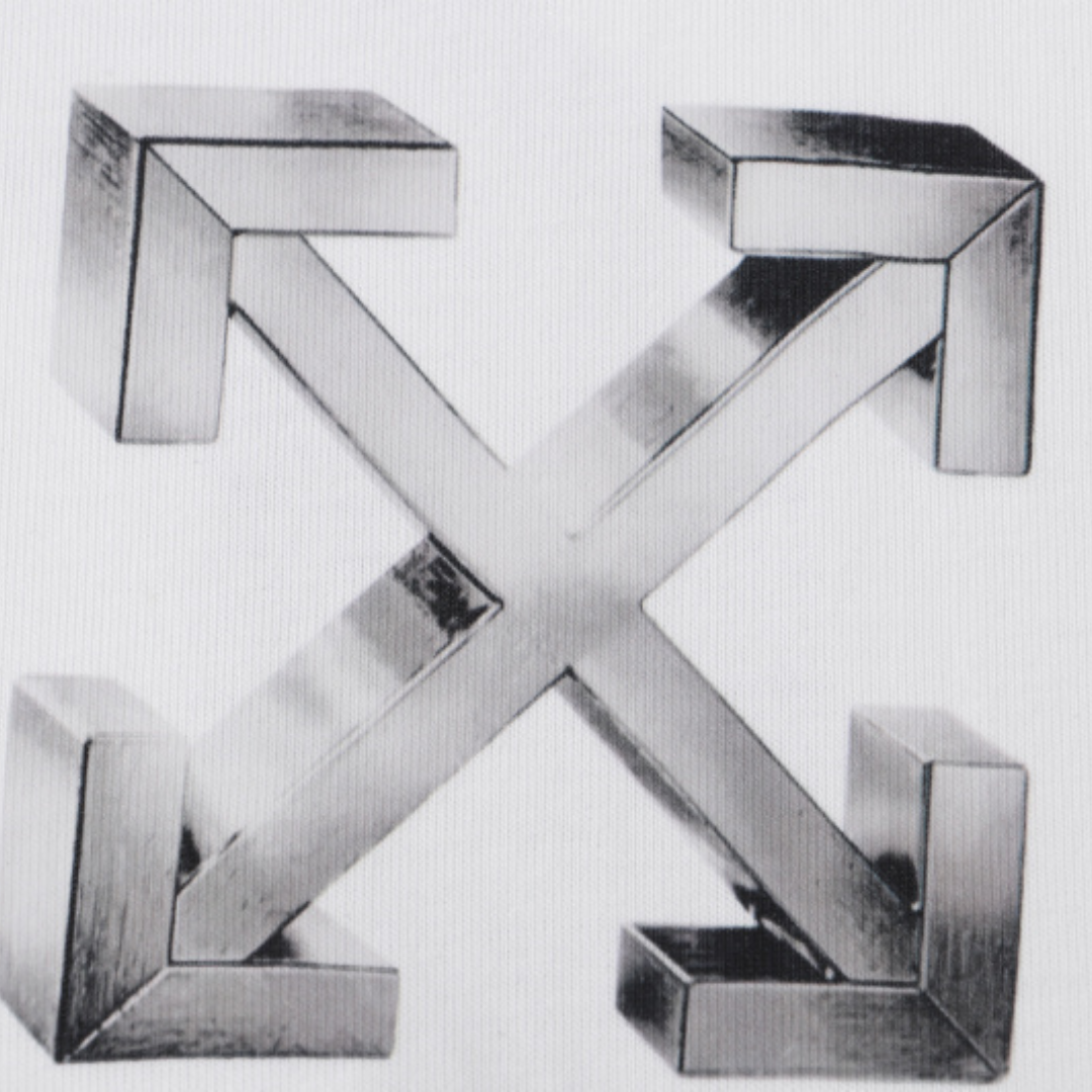 Off-White Off-W Monogram T-shirt - Blanco Crisp Blanco Logotipo