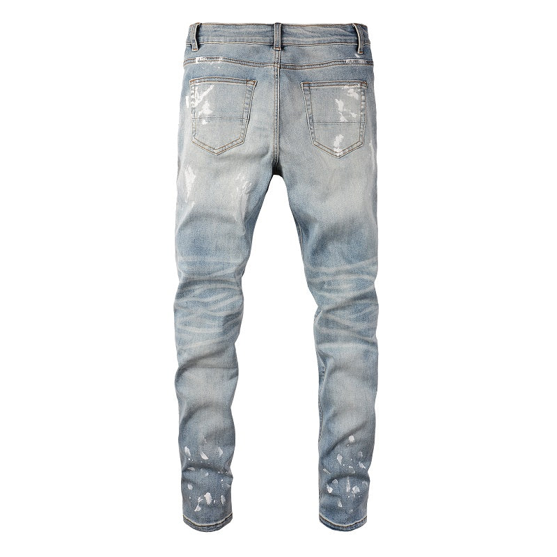 Amr Black Diamonds Jeans Negro