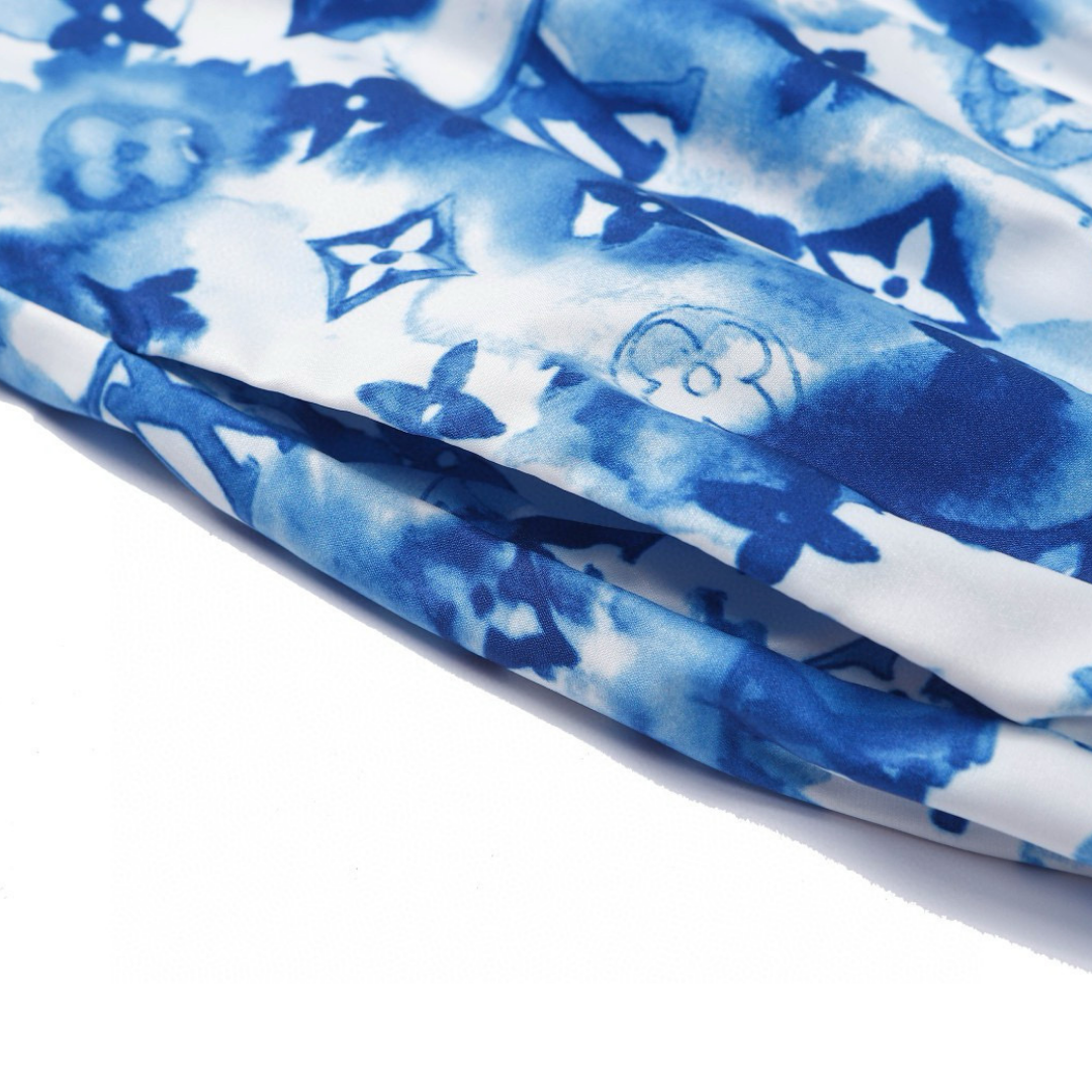 Louis Vuitton Monogram Shorts Azul Camo