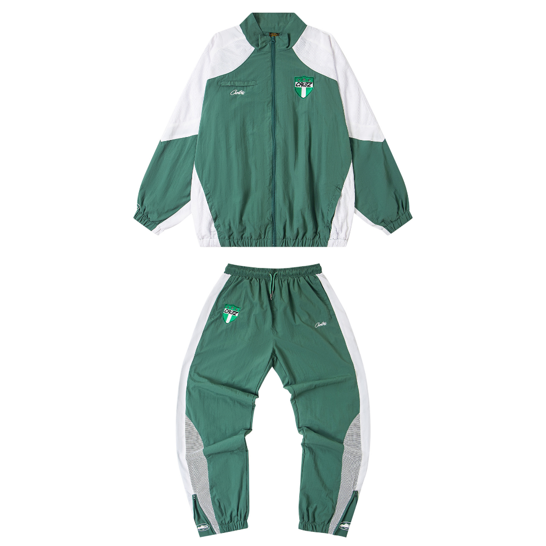 Rules The World Alcatraz x Italy Tracksuit Camo Verde Blanco