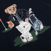 Camiseta Polo Ralph Lauren Negro Golfista